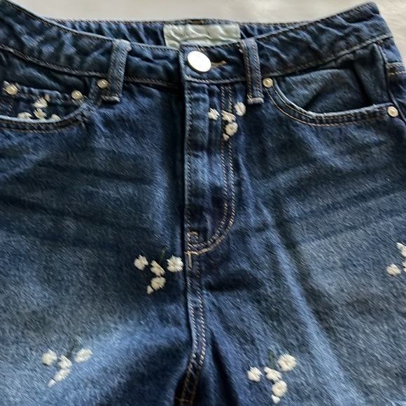 Ban Jara Embroidered Daisies Cut Off High Rise Shorts Size 1/24 - Picture 14 of 16
